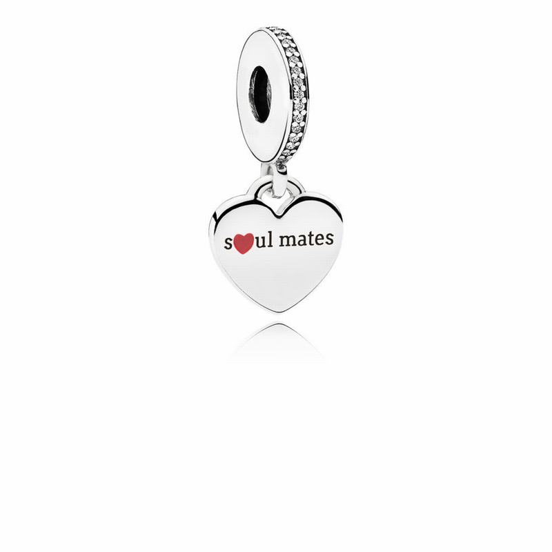 Pandora Soulmates Dangle Charm - Sterling Silver/Cubic Zirconia - Canada | RY2852VP